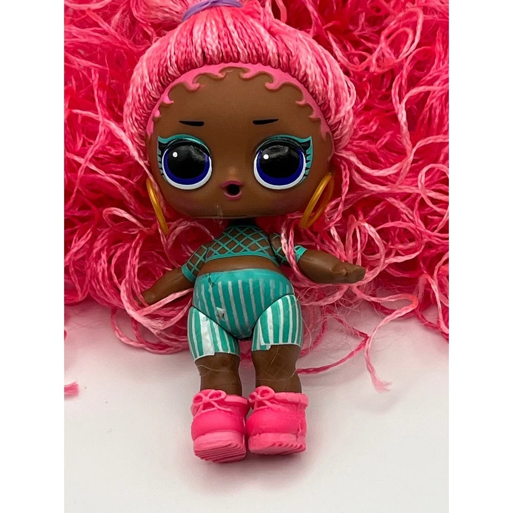 LOL Surprise JK MC Swag Mini Fashion Doll Pink Crinkle Hair MGA Entertainment